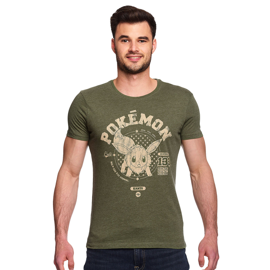 Produktbild Pokemon - Evoli T-shirt grön