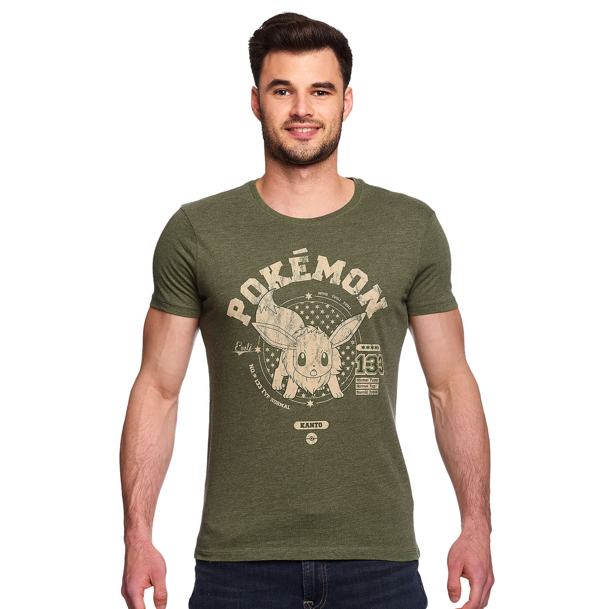 Produktbild Pokemon - Evoli T-shirt grön
