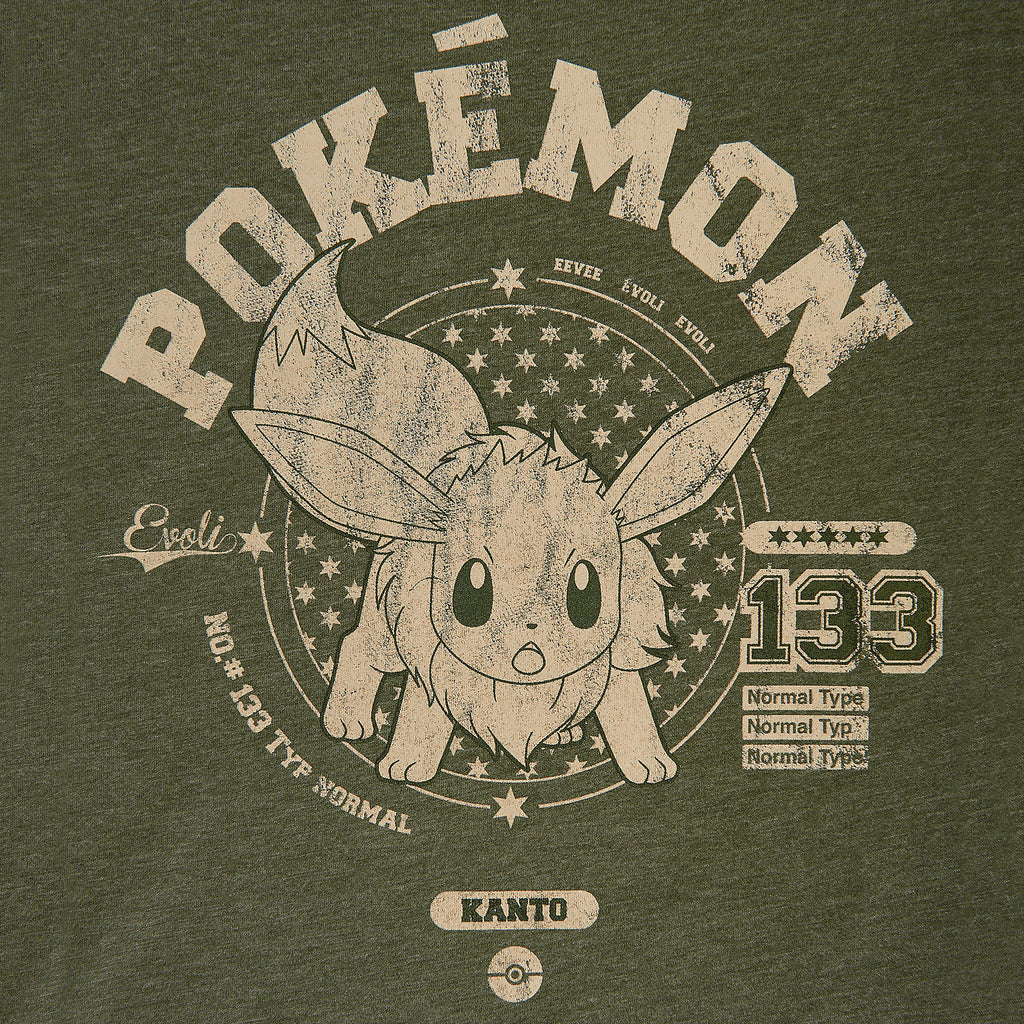 Produktbild Pokemon - Evoli T-shirt grön