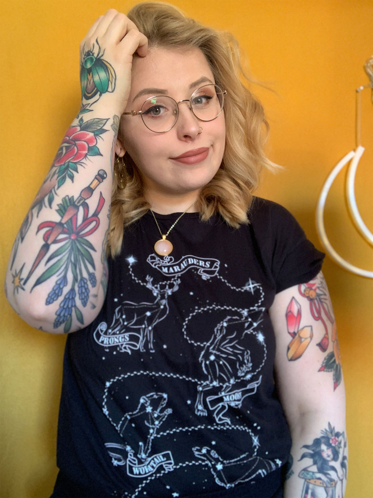Produktbild Harry Potter - Marauders Astrologi T-shirt svart