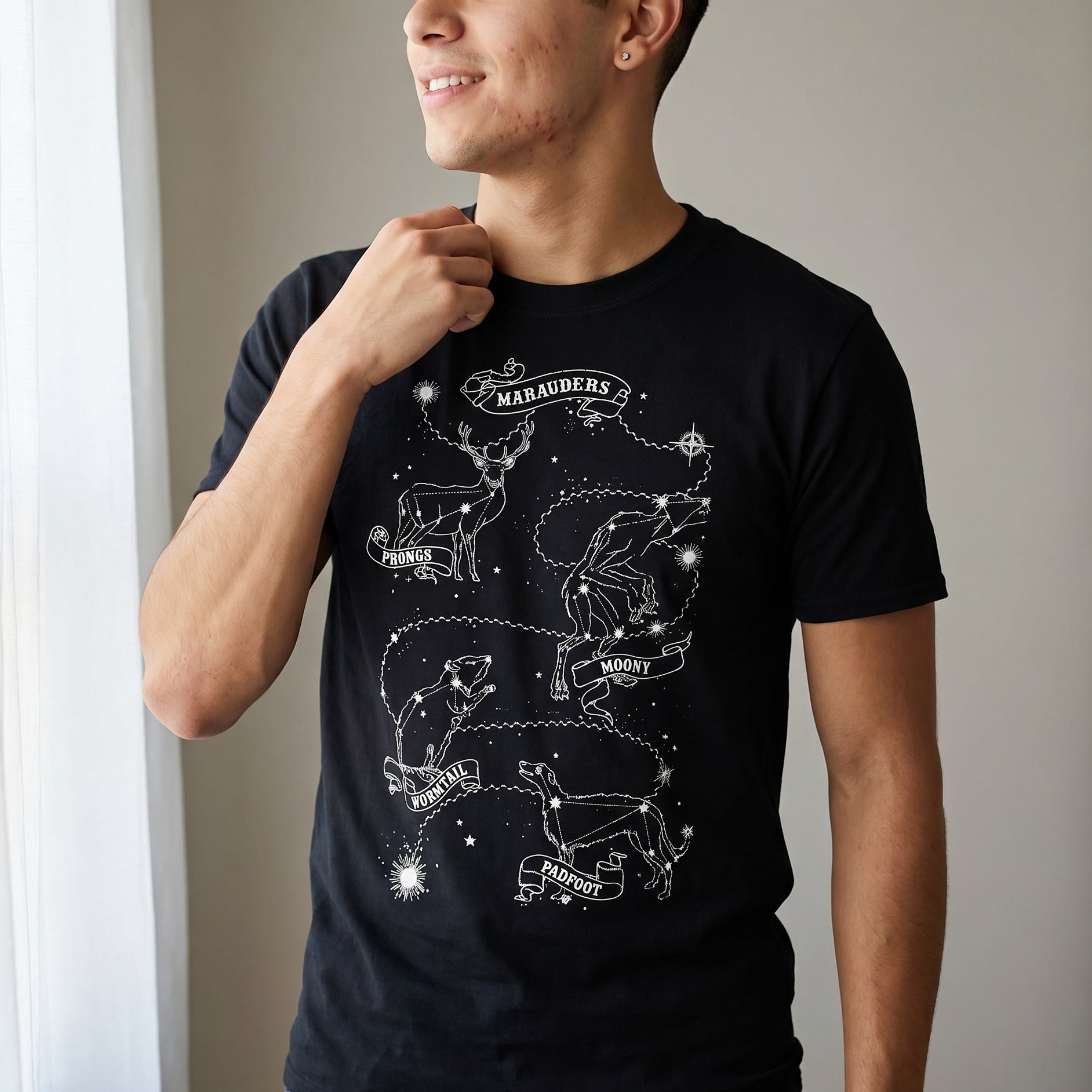 Produktbild Harry Potter - Marauders Astrologi T-shirt svart