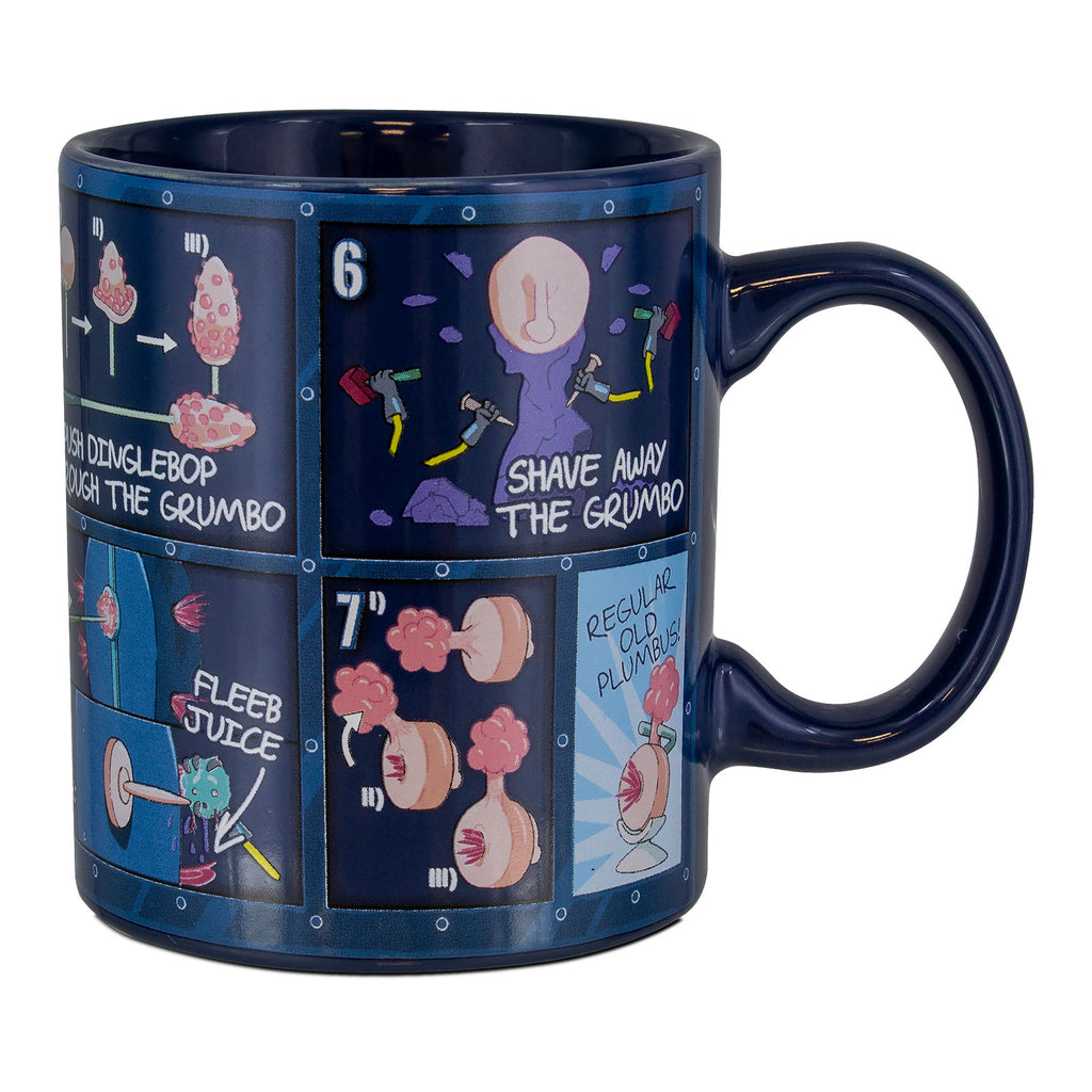Produktbild Rick and Morty - Plumbus Instruction Mugg