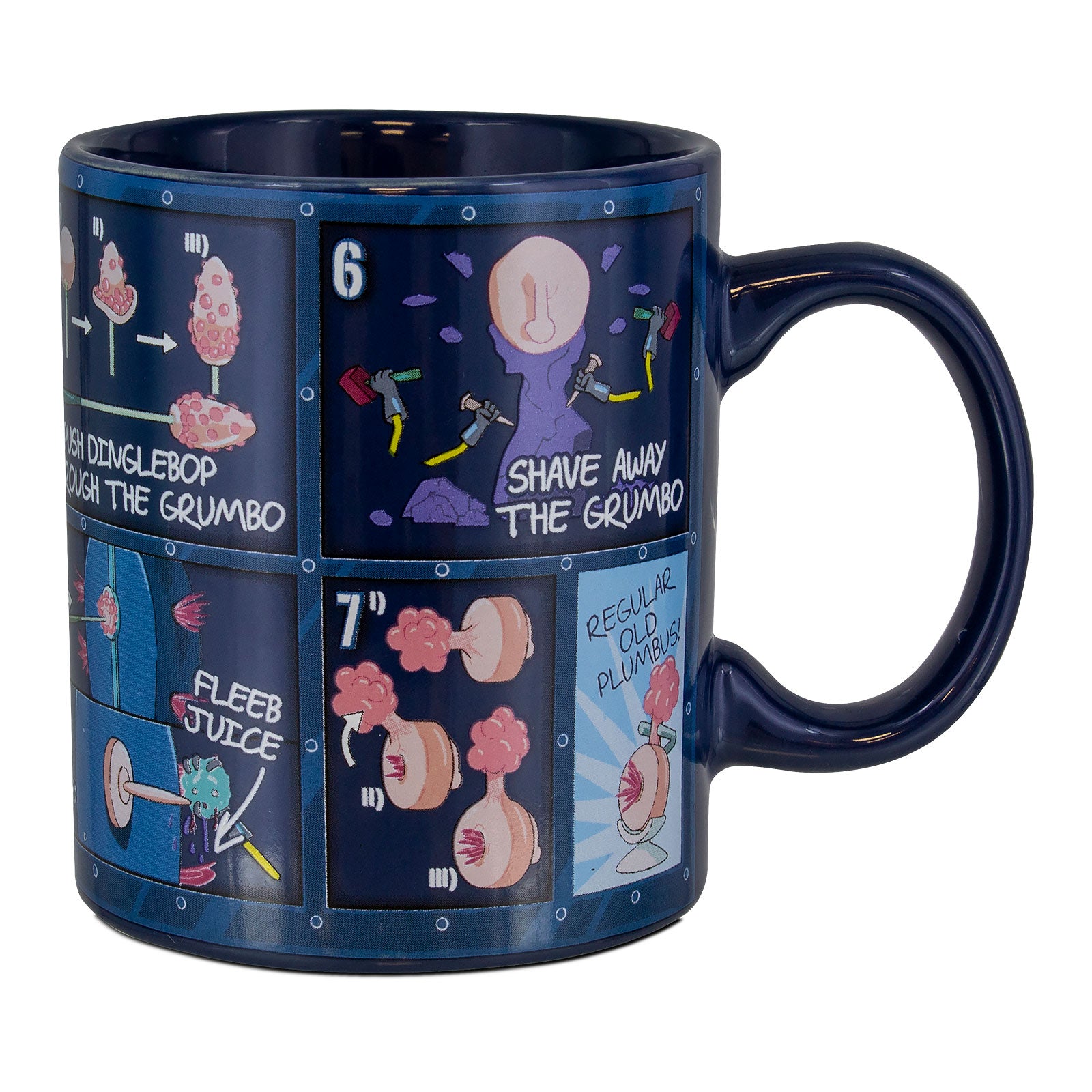 Produktbild Rick and Morty - Plumbus Instruction Mugg