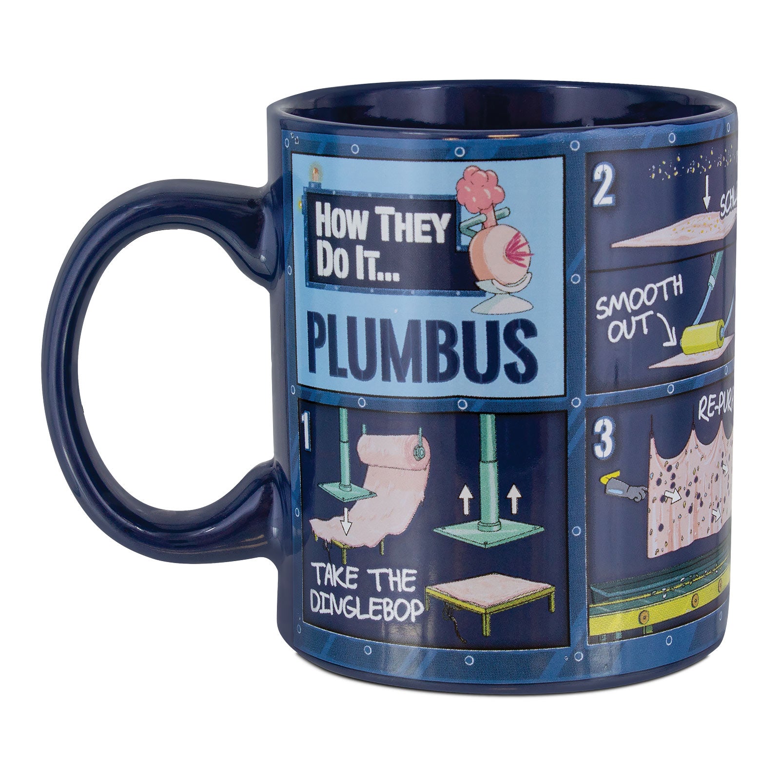 Produktbild Rick and Morty - Plumbus Instruction Mugg