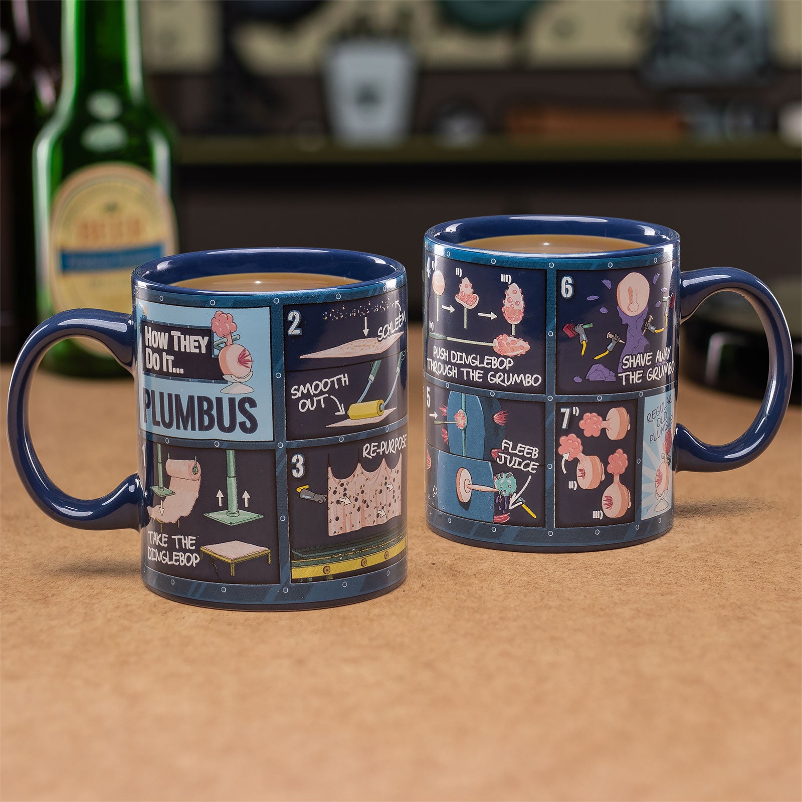 Produktbild Rick and Morty - Plumbus Instruction Mugg