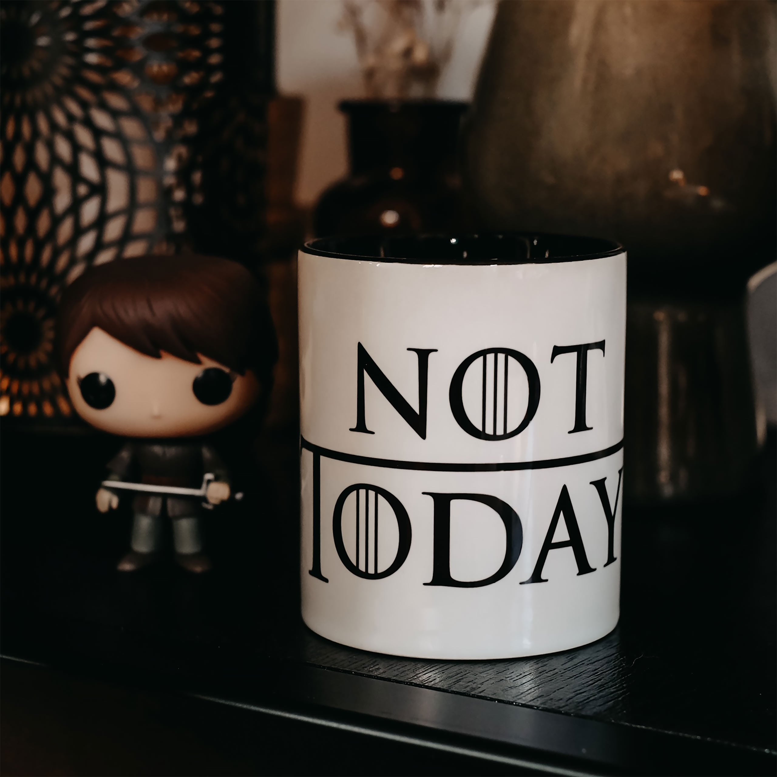 Produktbild Not Today-mugg för Game of Thrones-fans