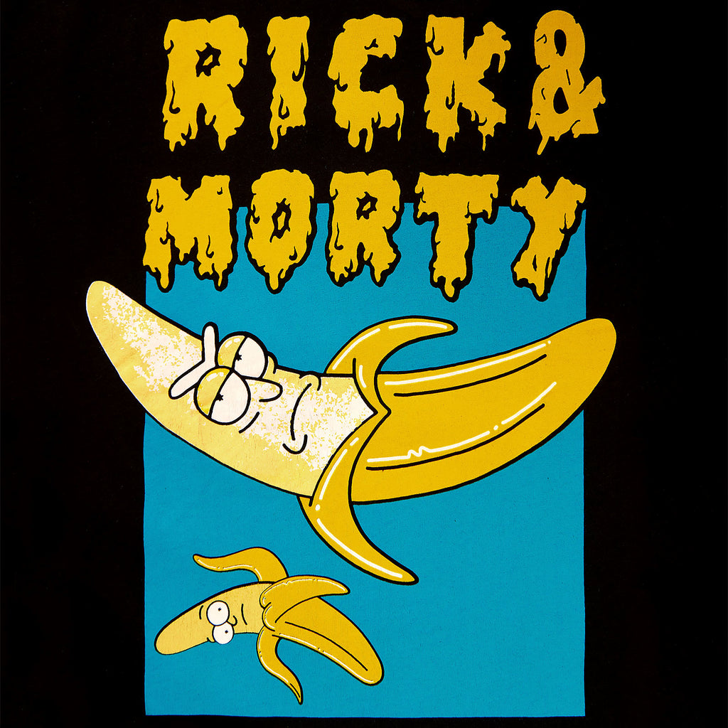 Produktbild Rick and Morty - Low Hanging Banana T-Shirt svart