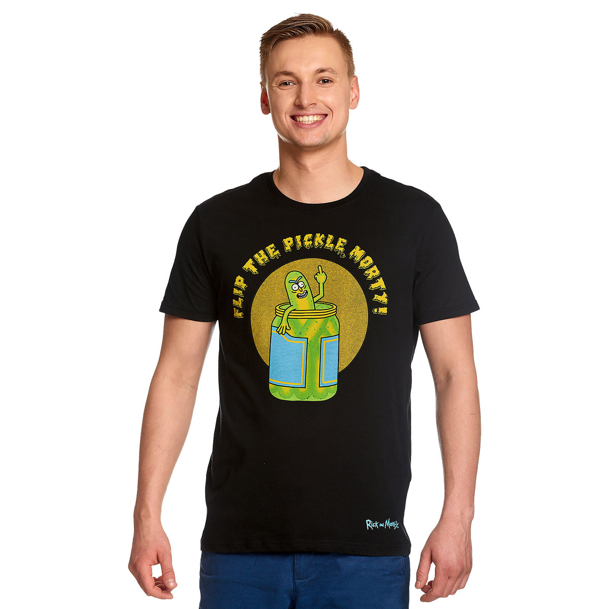 Produktbild Rick and Morty - Flip the Pickle T-shirt svart