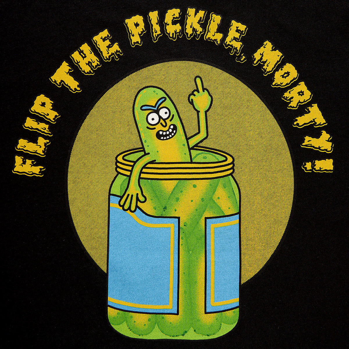 Produktbild Rick and Morty - Flip the Pickle T-shirt svart