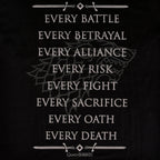 Produktbild Stark For The Throne T-shirt svart - Game of Thrones