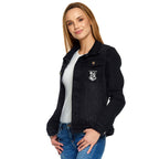 Produktbild Harry Potter - Marauders karta jeansjacka dam svart