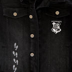 Produktbild Harry Potter - Marauders karta jeansjacka dam svart