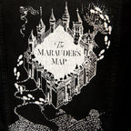 Produktbild Harry Potter - Marauders karta jeansjacka dam svart