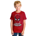 Produktbild Spider-Man - Face Barn T-shirt röd