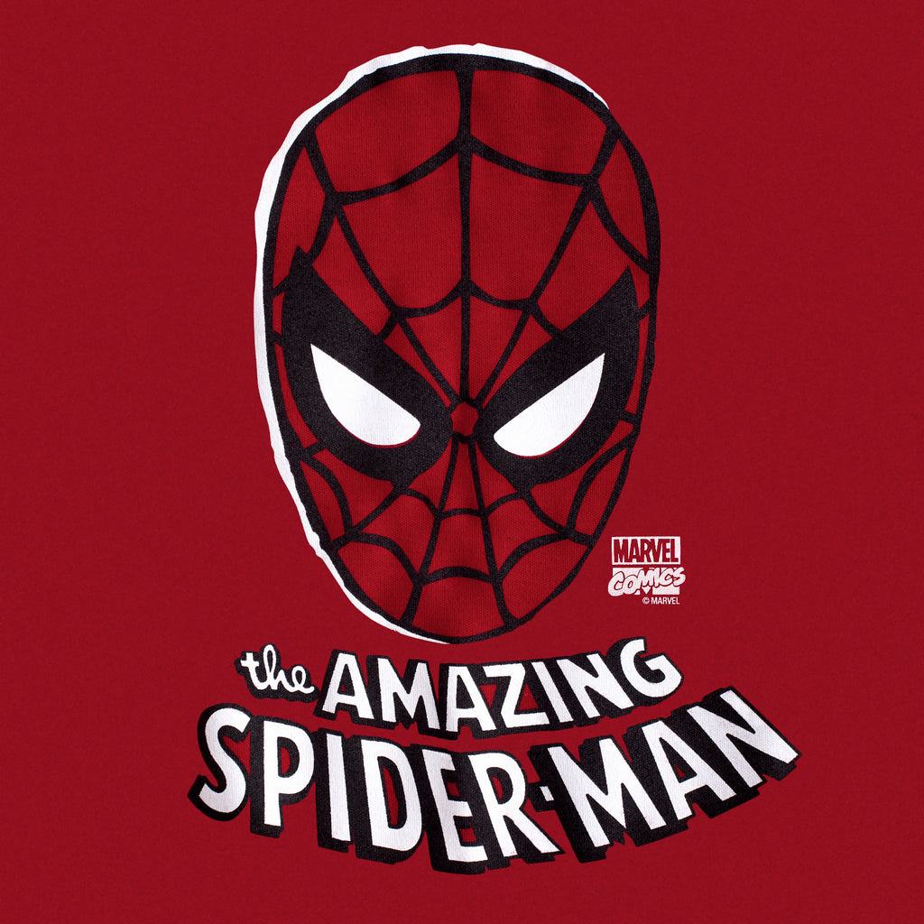 Produktbild Spider-Man - Face Barn T-shirt röd