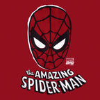 Produktbild Spider-Man - Face Barn T-shirt röd