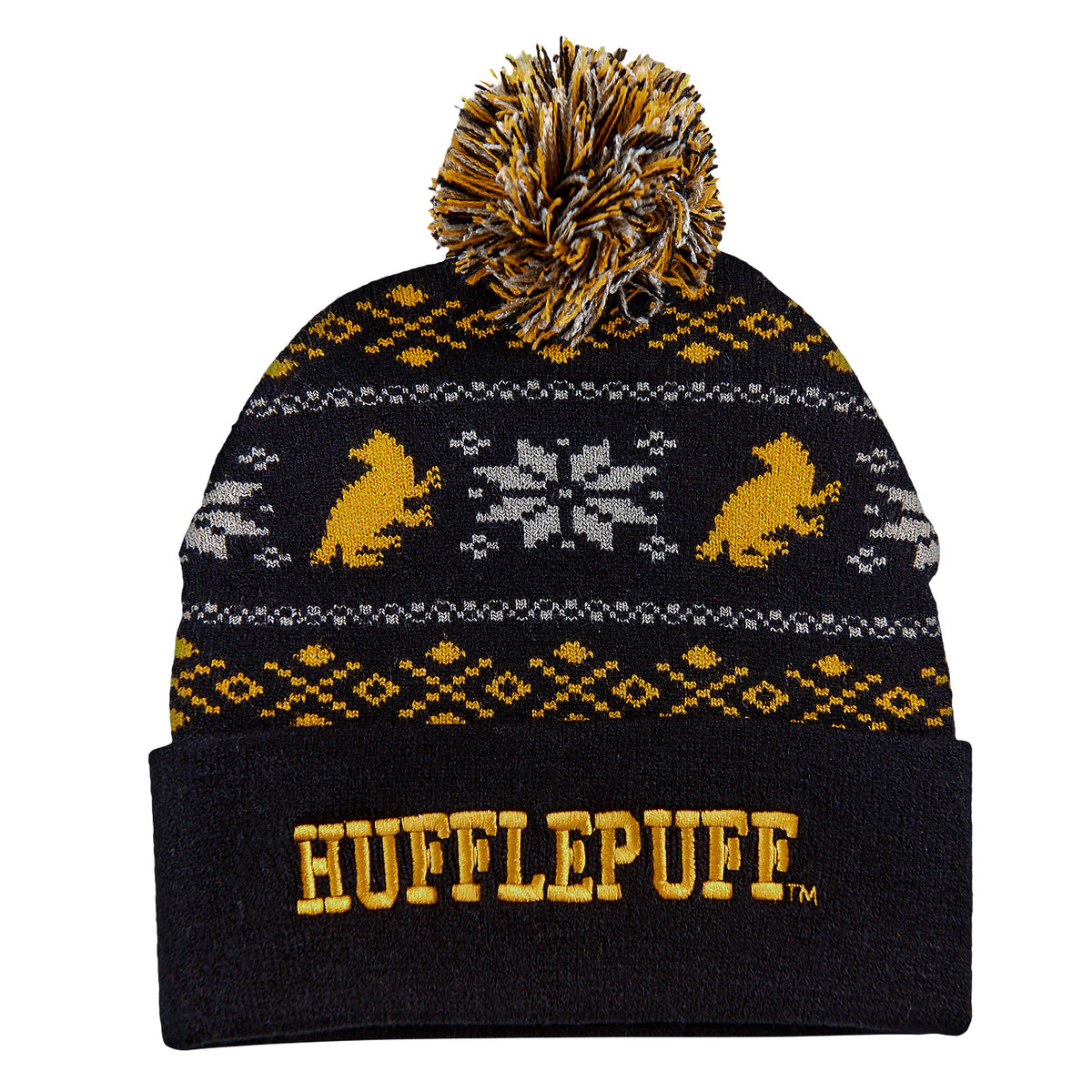 Produktbild Harry Potter - Hufflepuff norsk mössa svart