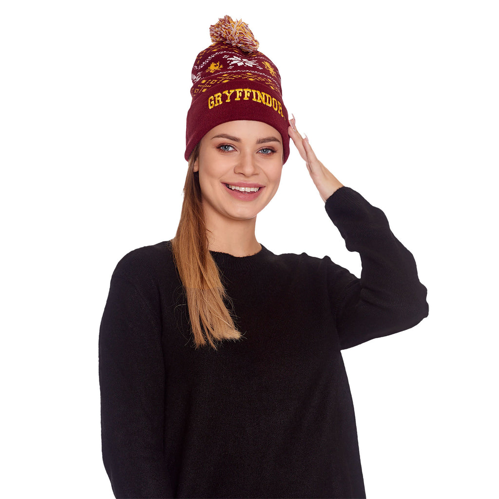 Produktbild Harry Potter - Gryffindor norsk mössa röd