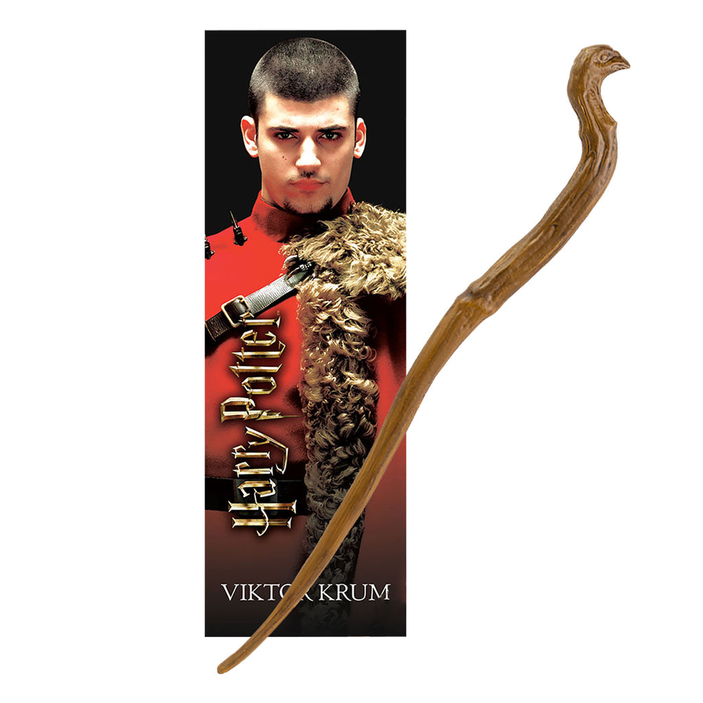 Produktbild Viktor Krums trollstav för unga trollkarlar med bokmärke - Harry Potter