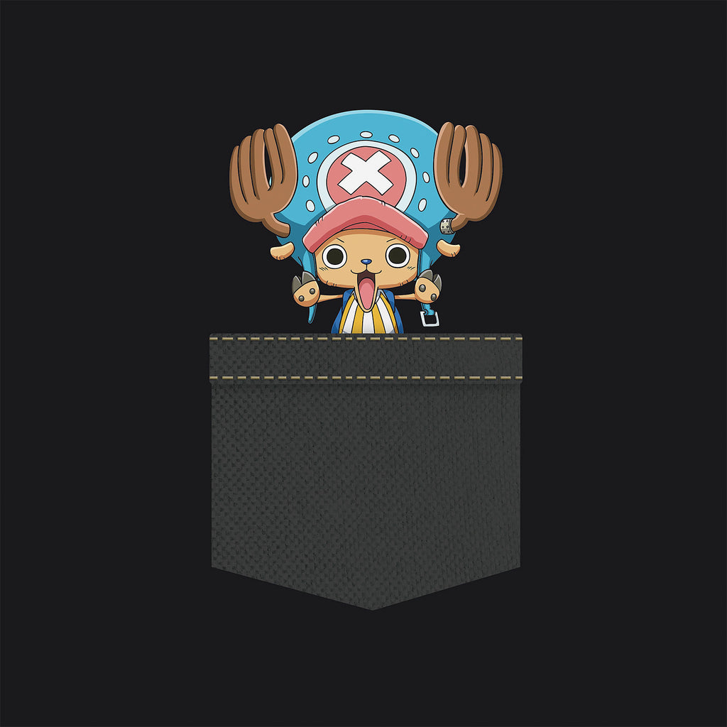 Produktbild One Piece - Pocket Chopper T-shirt svart