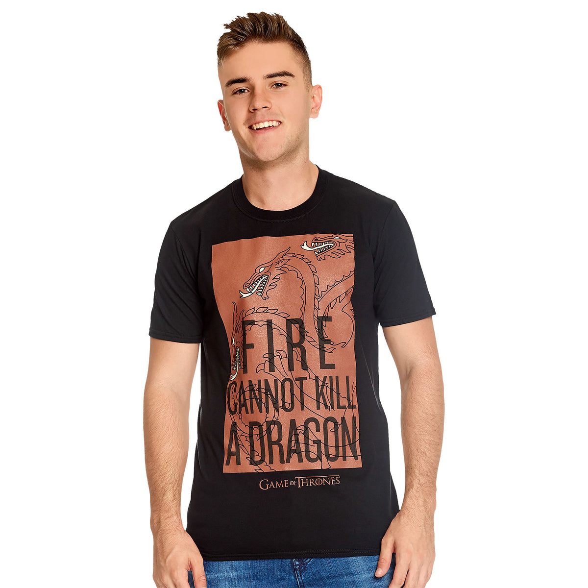Produktbild Game of Thrones - Fire Cannot Kill a Dragon Targaryen T-shirt svart