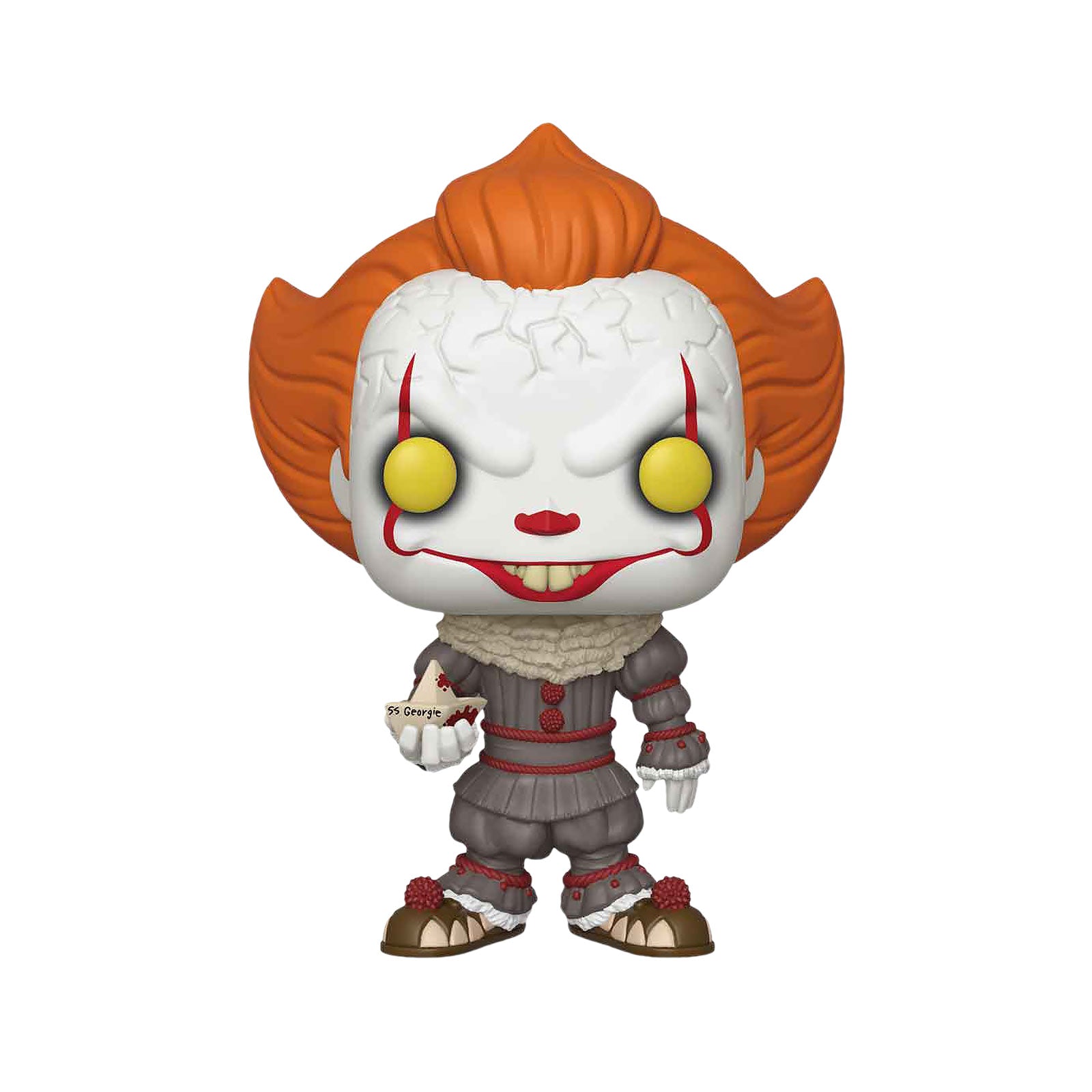 Produktbild Stephen Kings DET - Pennywise med pappersbåt Funko Pop figur 25 cm
