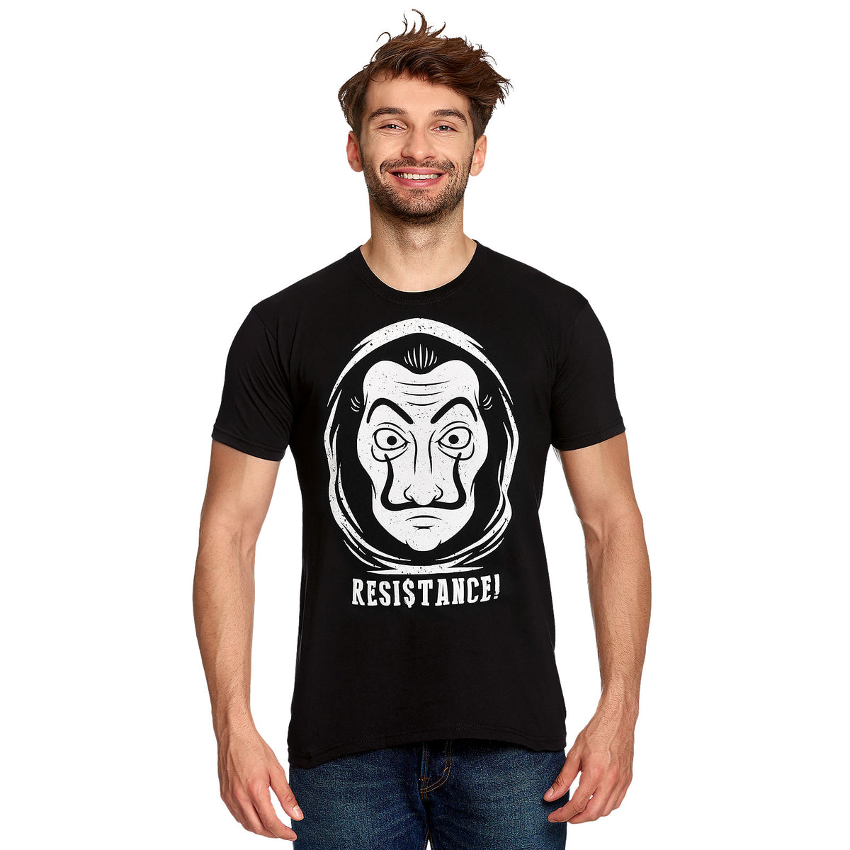 Produktbild Resistance T-shirt för fans av La Casa de Papel svart