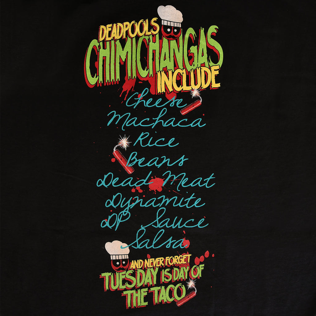 Produktbild Deadpool - Chimichangas Love T-Shirt svart