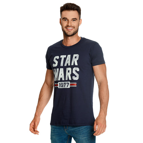 Produktbild Star Wars från 1977 Distressed T-shirt blå