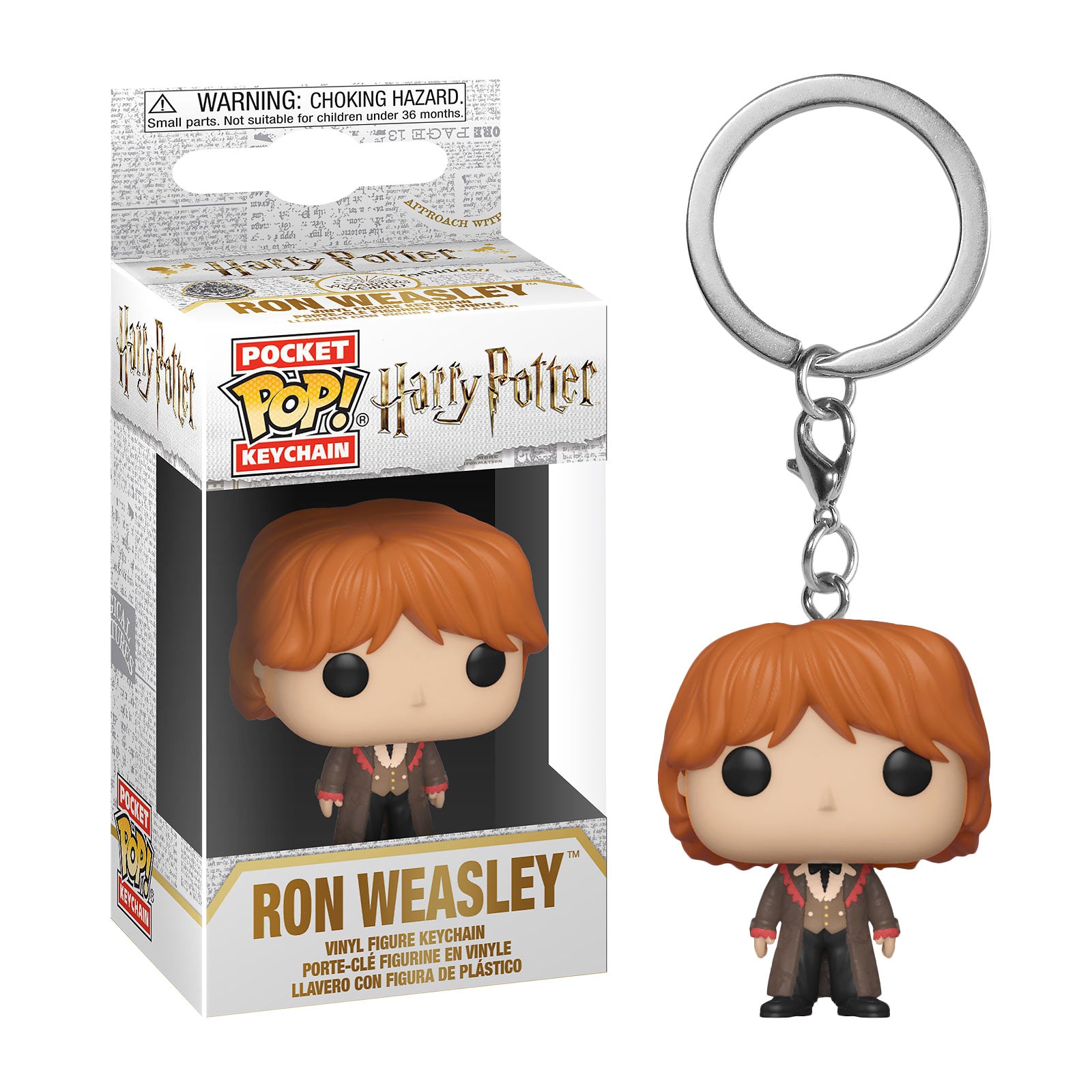 Produktbild Harry Potter - Ron Yule Ball Funko Pop Nyckelring
