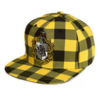 Product image Harry Potter - Hufflepuff Crest Checkered Snapback Cap