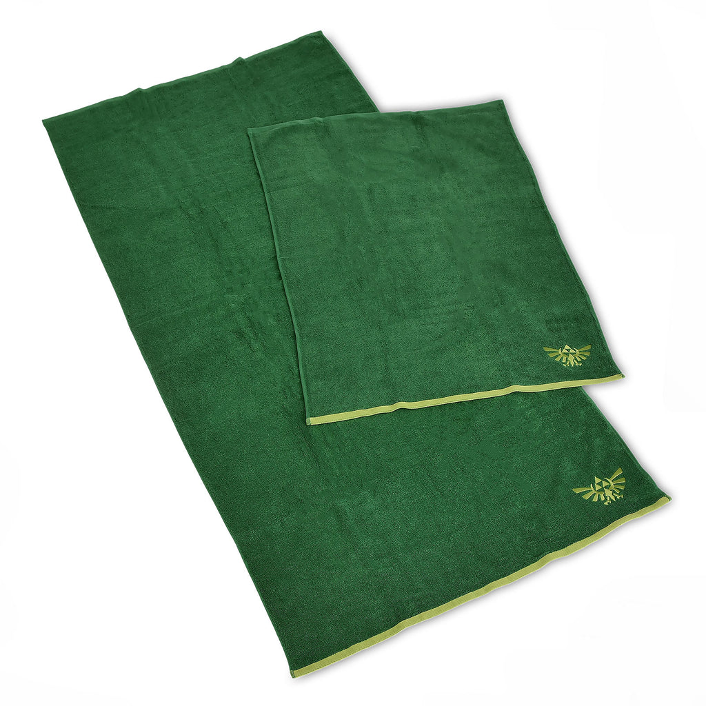 Produktbild Zelda - Hyrule-logotyp handdukar med tvättlapp 3-delat set