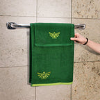 Produktbild Zelda - Hyrule-logotyp handdukar med tvättlapp 3-delat set