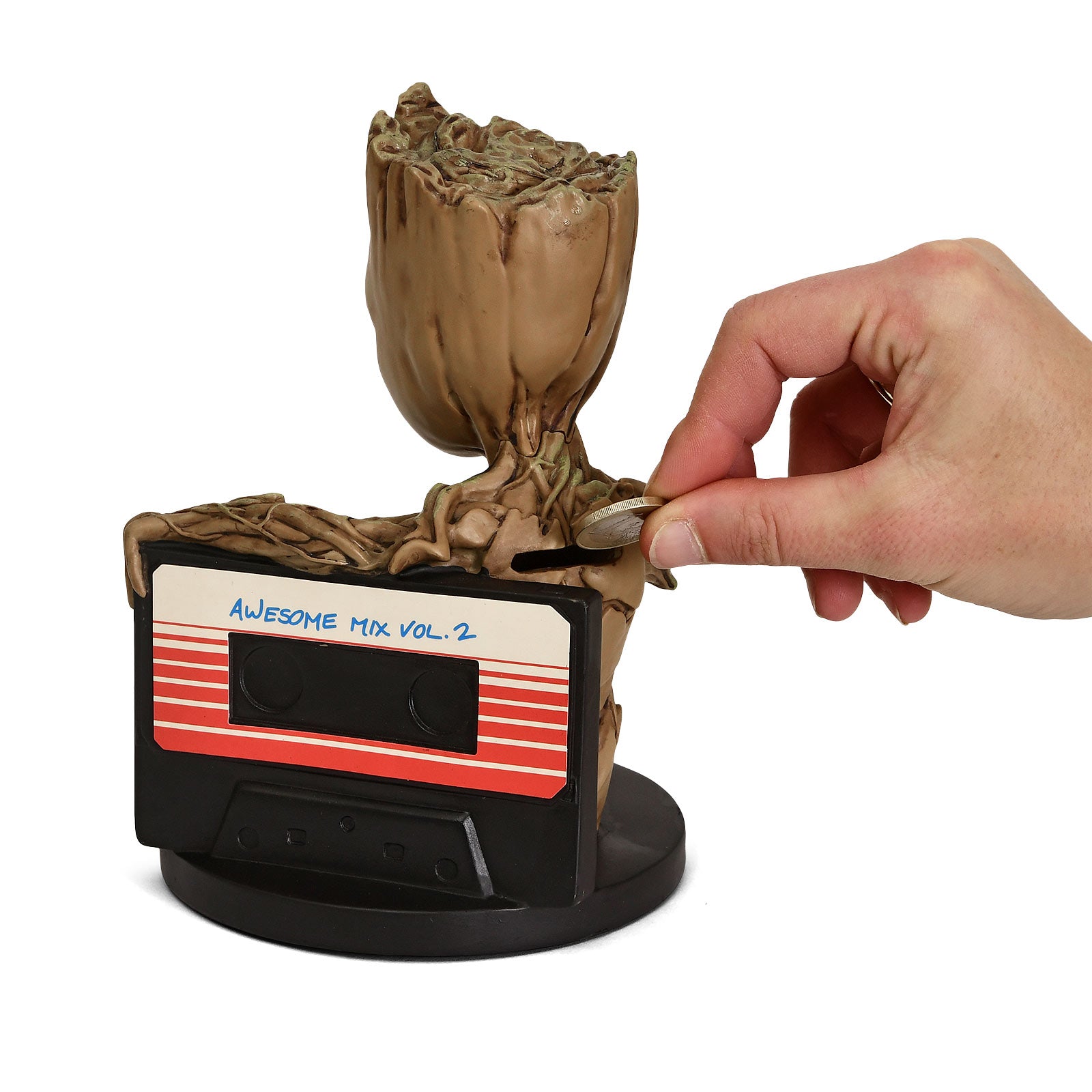 Produktbild Guardians of the Galaxy - Baby Groot med kassettband sparbössa