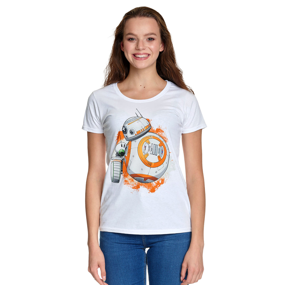 Product image Star Wars - Rolling Droids Women's T-Shirt White