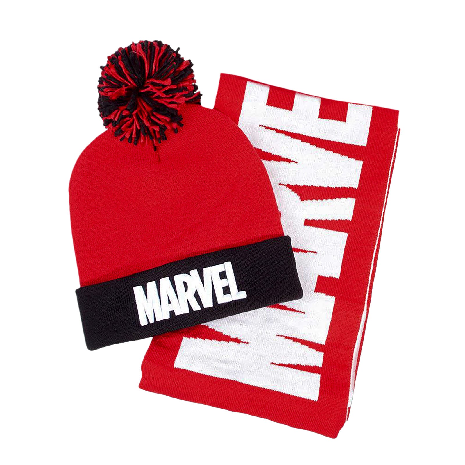 Produktbild Marvel mössa och halsduk presentset