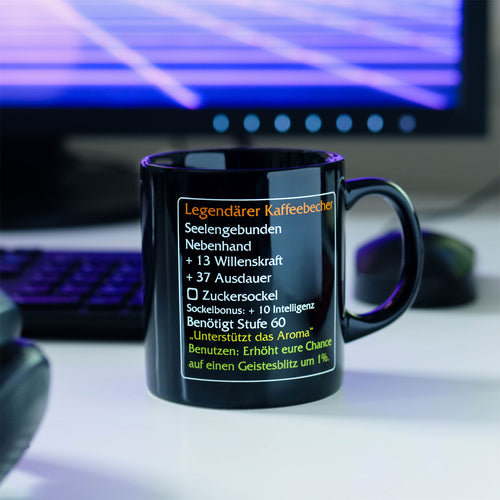Produktbild Legendarisk kaffemugg nivå 60 - MMO-objekt Classic fanmugg