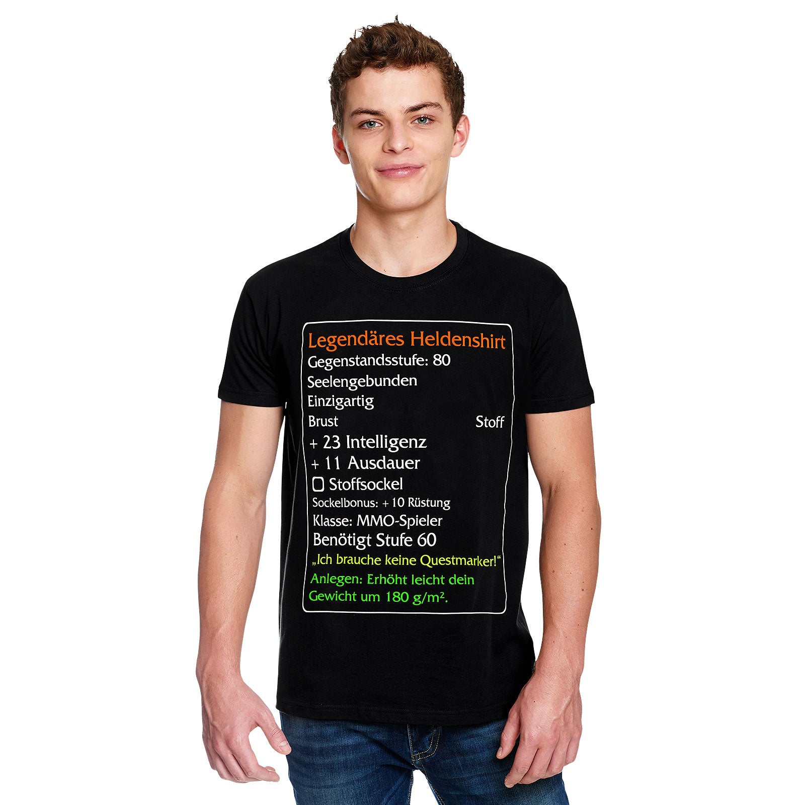 Produktbild Level-60-Item Legendarisk Hjälte Classic T-Shirt svart