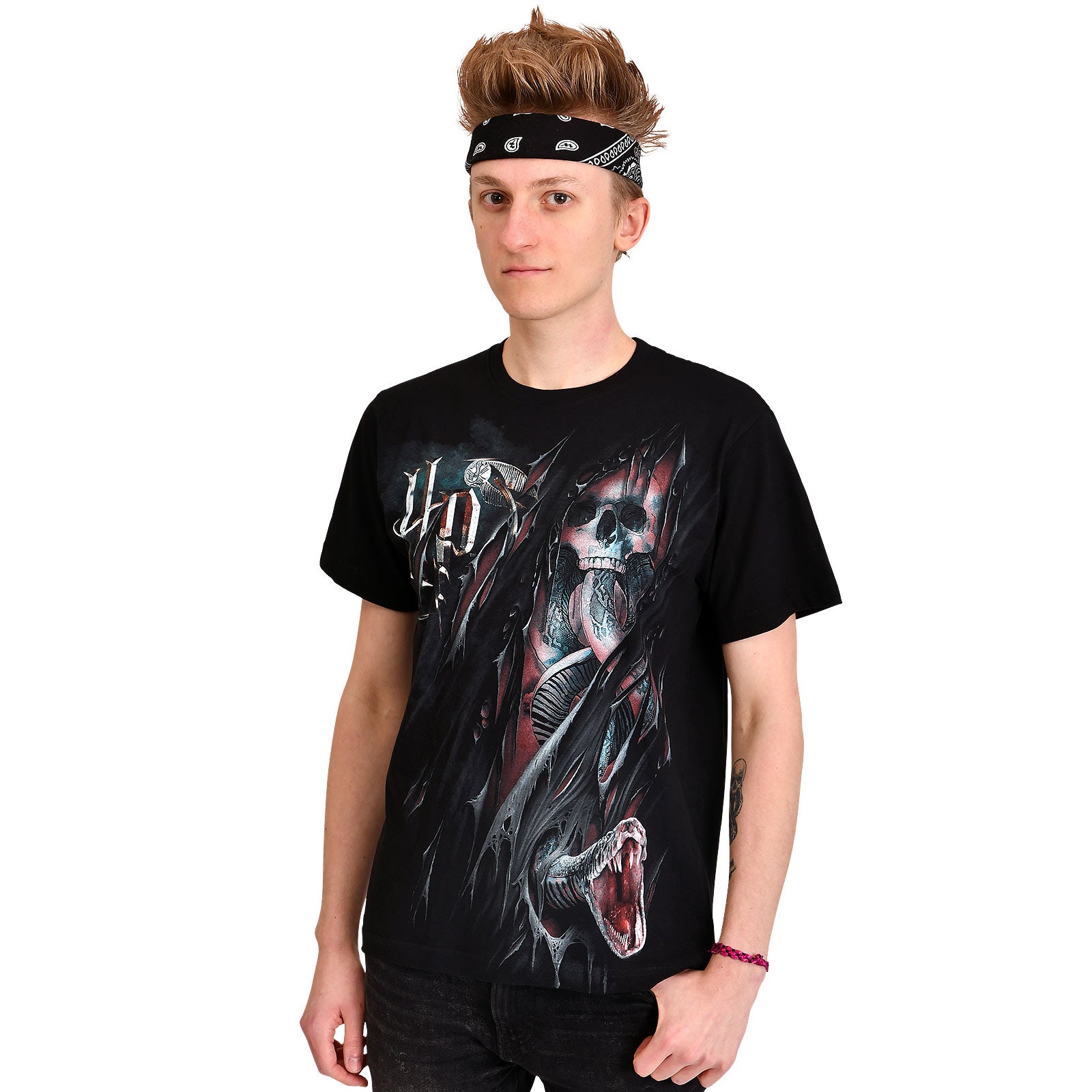 Produktbild Harry Potter - Svart T-shirt med Mörka Märket
