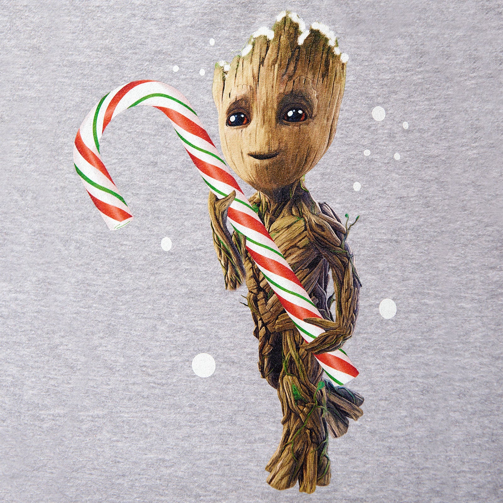 Produktbild Guardians of the Galaxy - Groot med polkagris tröja grå