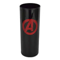 Produktbild Svart glas med Avengers-logotyp