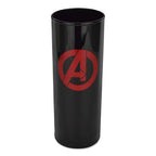 Produktbild Svart glas med Avengers-logotyp