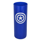 Produktbild Captain America - Sköld Logo Glas blå