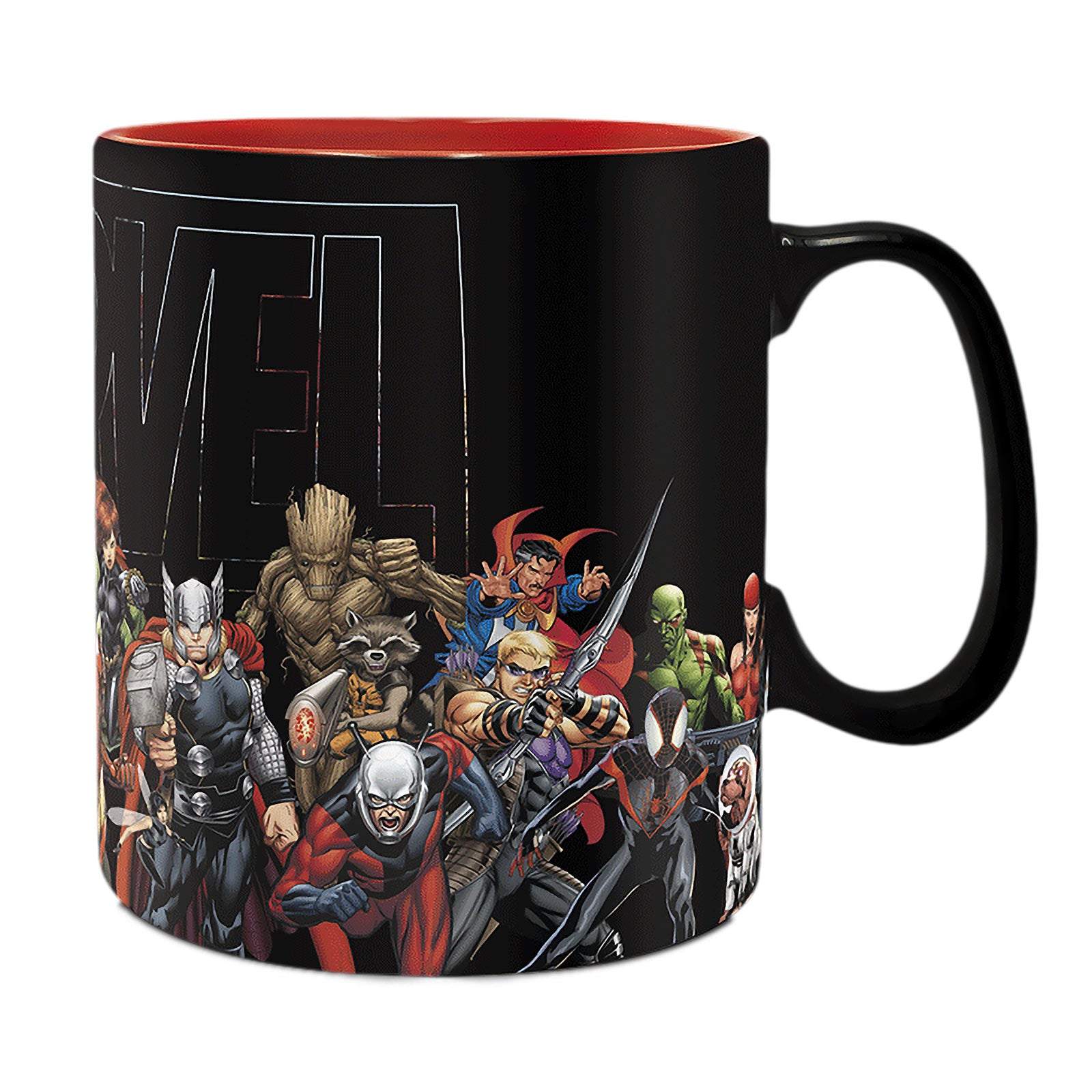 Produktbild Marvel - Hjältar termo-effekt mugg