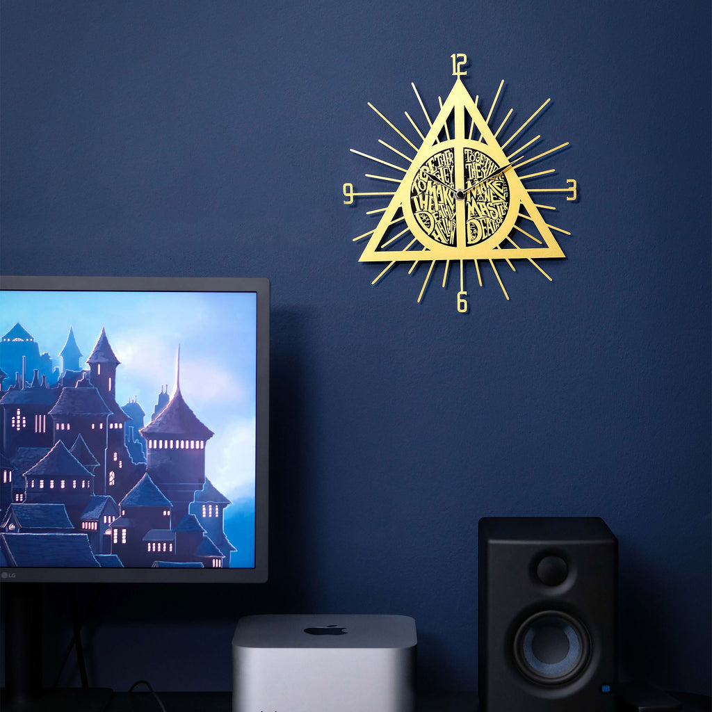 Produktbild Harry Potter - Dödsrelikerna Väggklocka