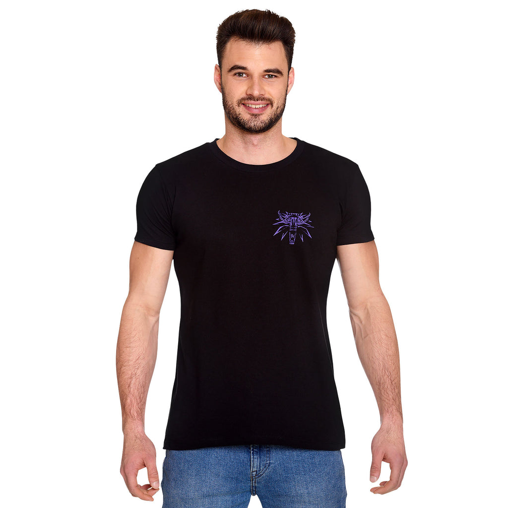 Produktbild Witcher - Geralt Slaktaren från Blaviken Glow in the Dark T-shirt svart