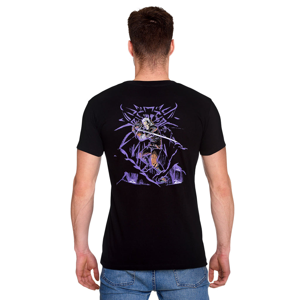 Produktbild Witcher - Geralt Slaktaren från Blaviken Glow in the Dark T-shirt svart