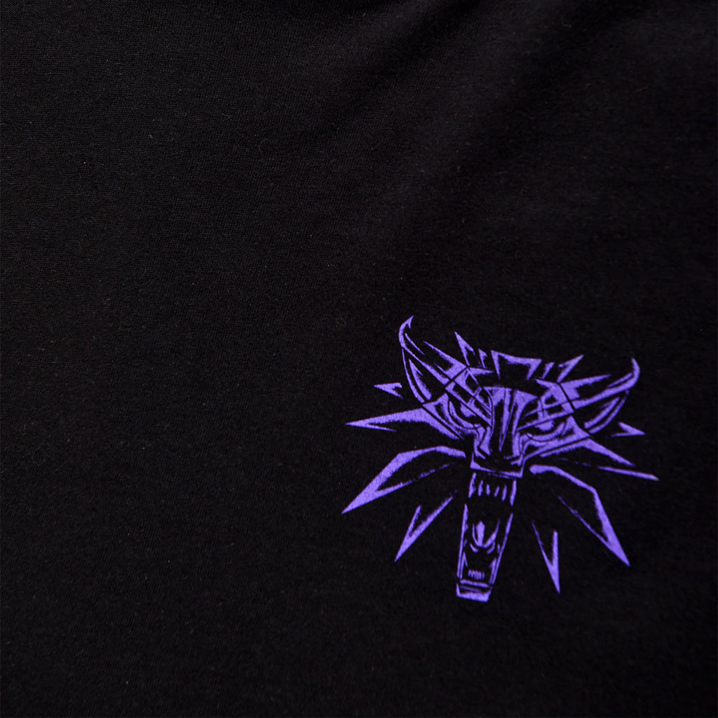 Produktbild Witcher - Geralt Slaktaren från Blaviken Glow in the Dark T-shirt svart