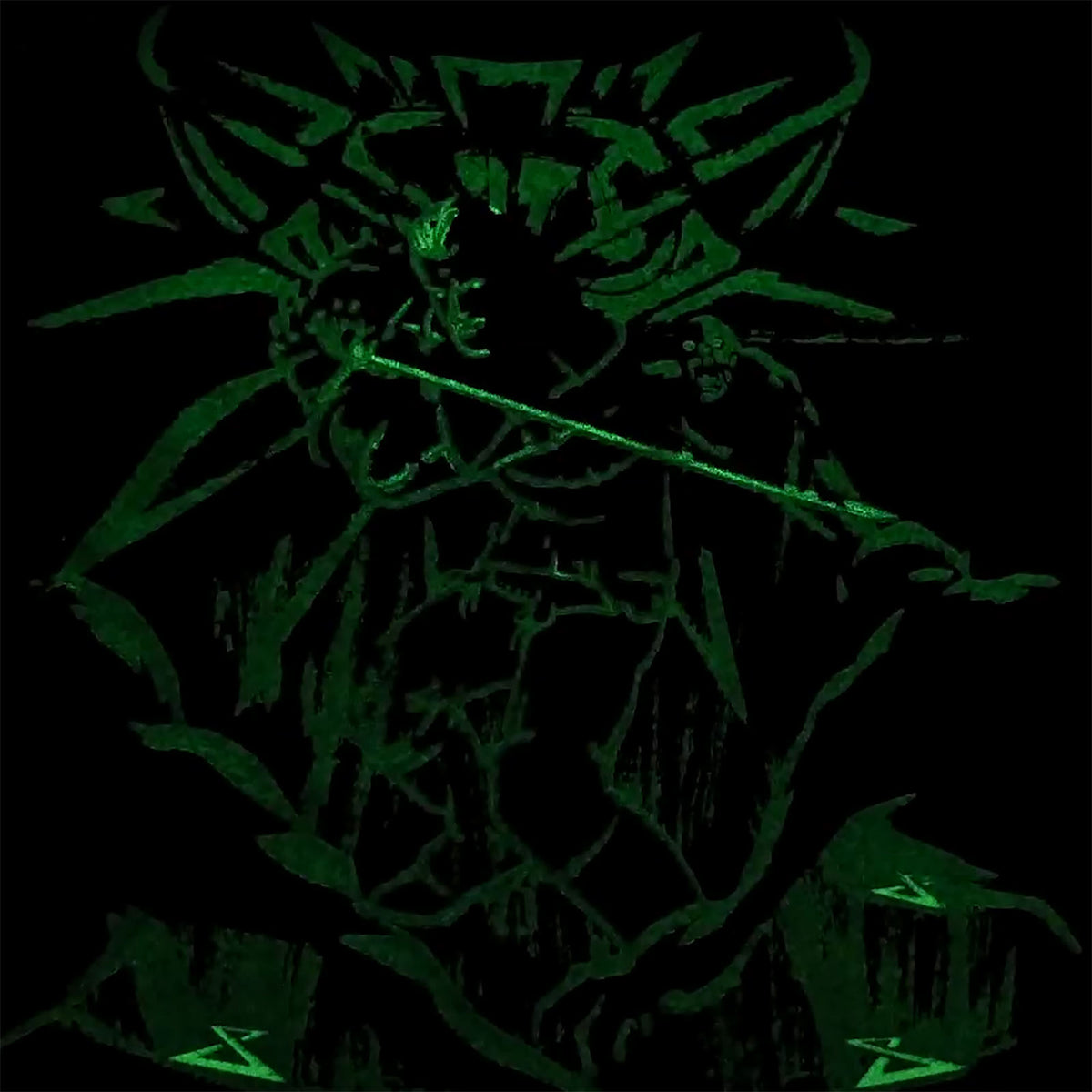 Produktbild Witcher - Geralt Slaktaren från Blaviken Glow in the Dark T-shirt svart
