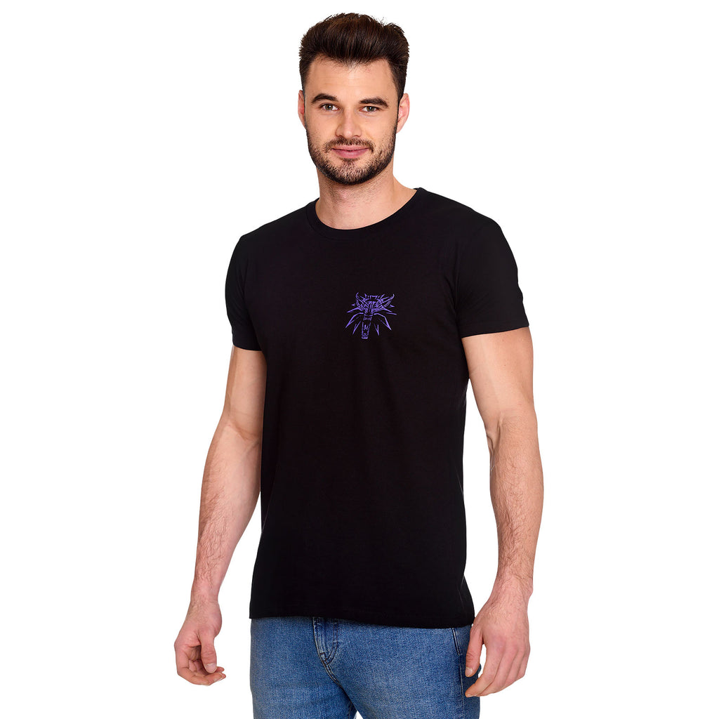 Produktbild Witcher - Geralt Slaktaren från Blaviken Glow in the Dark T-shirt svart